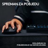 Miška LOGITECH Pro X Superlight 2,brezžična, optična, 32000dpi, bela, USB
