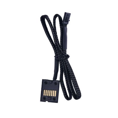 Ventilator LIAN LI Uni TL LCD, 120mm, PWM, krmilnik, črni, 3 komada