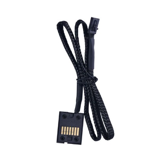 Ventilator LIAN LI Uni TL LCD, 120mm, PWM, krmilnik, črni, 3 komada