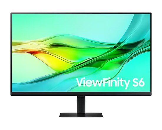 Premium monitor 32" SAMSUNG ViewFinity S6 LS32D600UAUXEN, QHD, IPS, 100Hz, 5ms, 350cd/m2, pivot, črn