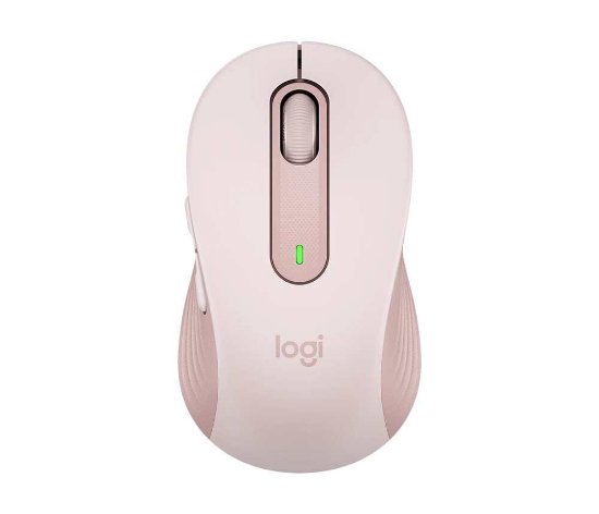 Miška LOGITECH M650, brezžična, optična, 4000dpi, USB, BT, roza