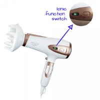 Sušilnik za lase ADLER AD2248w, z ioni, 2200 W, bel