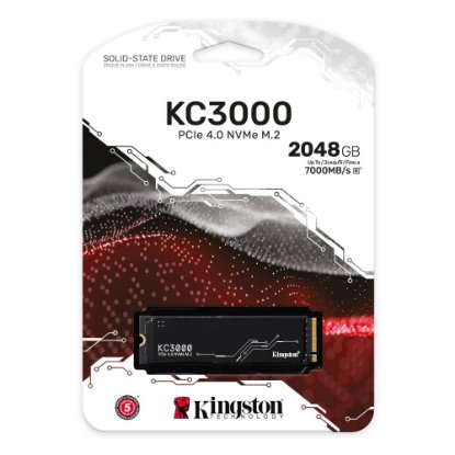 SSD 2TB KINGSTON KC3000, SKC3000D/2048G, M.2/NVMe, 2280, maks 7000/7000 MB/s
