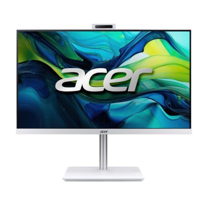 Računalnik AiO ACER Aspire C27A DQ.BRPEX.005 / 27" FHD IPS, Core 5 120U, 16GB, 1TB SSD, Intel Graphics, WiFi, tipkovnica, miška, brez OS, bel