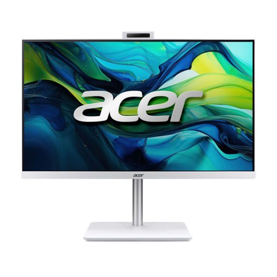 Računalnik AiO ACER Aspire C27A DQ.BRPEX.005 / 27" FHD IPS, Core 5 120U, 16GB, 1TB SSD, Intel Graphics, WiFi, tipkovnica, miška, brez OS, bel