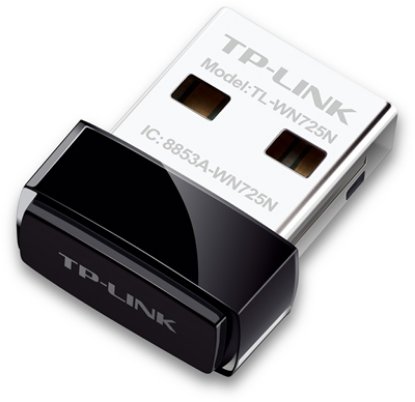 Omrežna kartica adapter USB2.0, TP-LINK TL-WN725N, Nano adapter, 150Mbps, 802.11n/b/g, za brezičnu mrežu