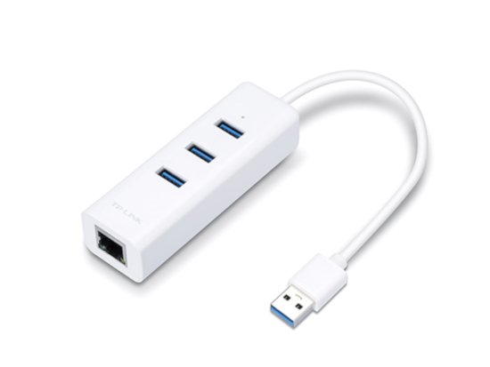 Omrežni adapter TP-LINK UE330, USB 3.0 na G-LAN, 3x USB 3.0