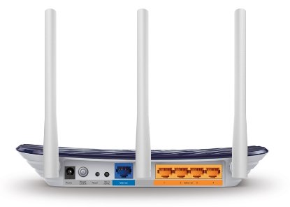 Usmerjevalnik TP-LINK AC750, 802.11a/b/g/n/ac, Dvojni pas Gigabit Archer C20, 2 zunanji anteni, 4x LAN 10/100 + 1x WAN 10/100, USB 2.0, brezžični
