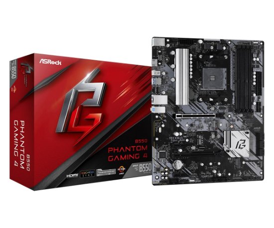 Matična plošća ASROCK B550 Phantom Gaming 4, AMD B550, ATX, s. AM4