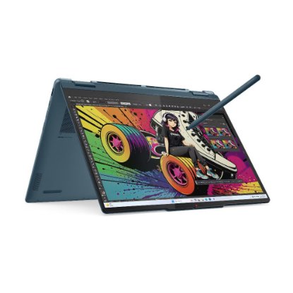Prenosnik LENOVO Yoga 7 2-u-1 83JR0020SC / Ryzen AI 7 350, 32 GB, 1 TB SSD, AMD Radeon grafika, 14” 2,8K 120 Hz OLED zaslon na dotik, Windows 11, modri.