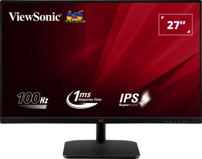 Monitor 27" VIEWSONIC VA2732-H, FHD, IPS, 100Hz, 1ms, 250cd/m2, črni