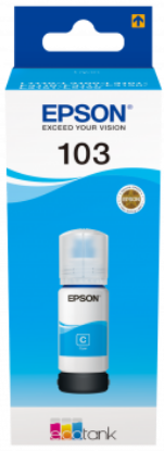 Kartuša EPSON 103, C13T00S24A, plava, za L11xx/L12xx/L31xx/L32xx/L51xx/L52xx, 65ml