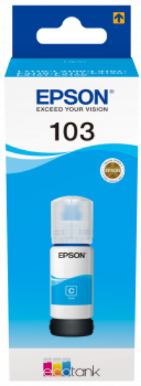 Kartuša EPSON 103, C13T00S24A, plava, za L11xx/L12xx/L31xx/L32xx/L51xx/L52xx, 65ml