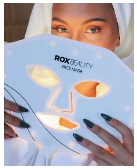 Maska za lice ROX BEAUTY LED LJ72170, bijela