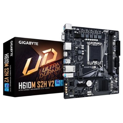 Matična plošča GIGABYTE H610M S2H V2 DDR5, Intel H610, DDR5, mATX, podnožje 1700
