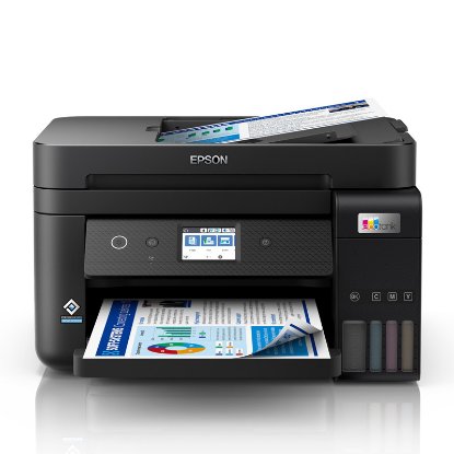 Multifunkcijski Tiskalnik EPSON EcoTank L6290, Tiskalnik/scanner/copy/fax, 4800dpi, USB, WiFi, črni
