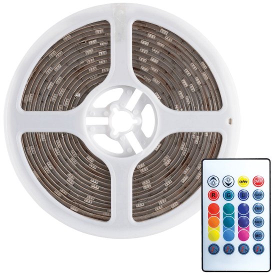 LED trak HOME LS 5000SOUND, RGB, daljinski upravljalnik, mikrofon, 5m