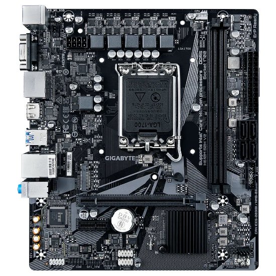 Matična plošča GIGABYTE H610M S2H V2 DDR5, Intel H610, DDR5, mATX, podnožje 1700