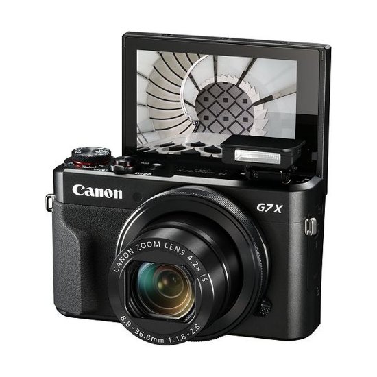 IZLOŽBENI - Digitalni fotoaparat CANON Powershot G7X Mark II, 20,1 Mp, FHD, crni