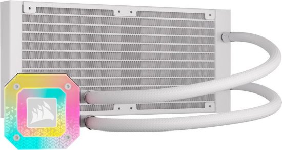 Vodno hlajenje CORSAIR iCUE H100i Elite Capellix XT White, CW-9060072-WW, za Intel i AMD