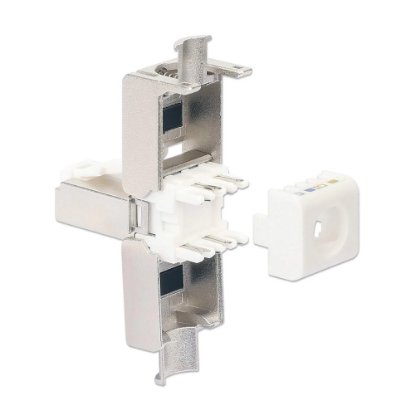 UTP konektor INTELLINET RJ45 CAT5/6a, modularni, shielded, brez orodja – kos