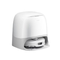 Robotski sesalnik ROBOROCK Q Revo Curv 5a1, postaja za samodejno praznjenje, bel