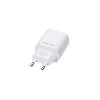 Polnilec  BELINE BLN2CW20, 20W, PD3.0/QC3.0, USB-C + USB-A, beli