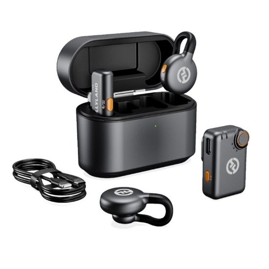 Mikrofon HOLLYLAND Lark M2S Combo, črni