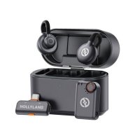 Mikrofon HOLLYLAND Lark M2S Combo, črni