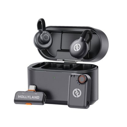 Mikrofon HOLLYLAND Lark M2S Combo, črni