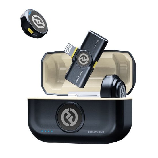 Mikrofon HOLLYLAND Lark M2, USB-C priključek, siv