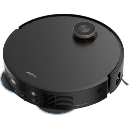 Robotski usisavač MOVA V60 Mobius, stanica za samopražnjenje, crni