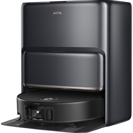 Robotski usisavač MOVA Z60 Ultra Roller Complete, stanica za samopražnjenje, crni