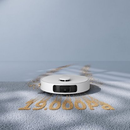 Robotski usisavač MOVA E40 Ultra, stanica za samopražnjenje, bijeli