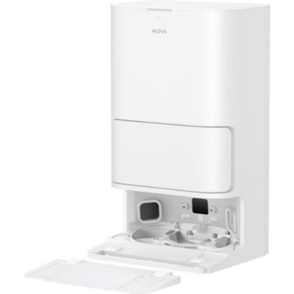 Robotski usisavač MOVA E40 Ultra, stanica za samopražnjenje, bijeli