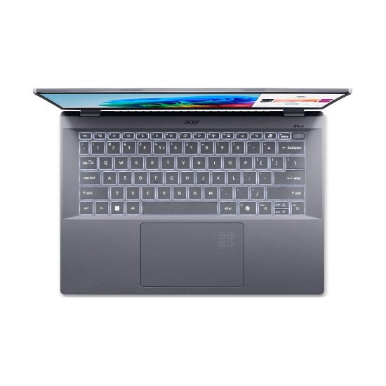 Prenosnik ACER Swift Go 14 AI NX.KYXEX.009 / Snapdragon X Plus X1P-42-100, 16GB, 1TB SSD, Qualcomm Adreno, 14,5" WUXGA 120Hz IPS, Windows 11, sivi