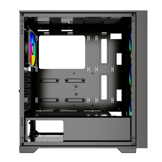 Ohišje BIT FORCE VOLTRON ARGB-4, MIDI, ATX, RGB, črno, window, bez napajalnika