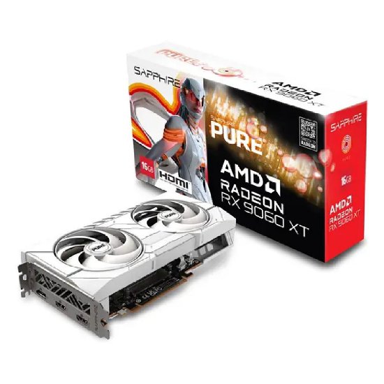 Grafična kartica SAPPHIRE Radeon RX 9060 XT Pure Gaming OC, 16GB GDDR6