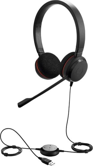 slušalke JABRA Evolve 20 UC, on-ear, Stereo, črne