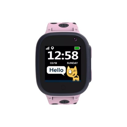 Otroška pametna ura CANYON Sandy KW-34, spremljanje lokacije, sprejemanje in pošiljanje klicev, pošiljanje SMS-ov, kamera, roza