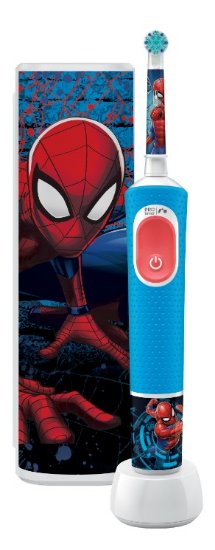 Električna zobna ščetka ORAL-B Pro Kids 3+, Spiderman + potovalna torbica