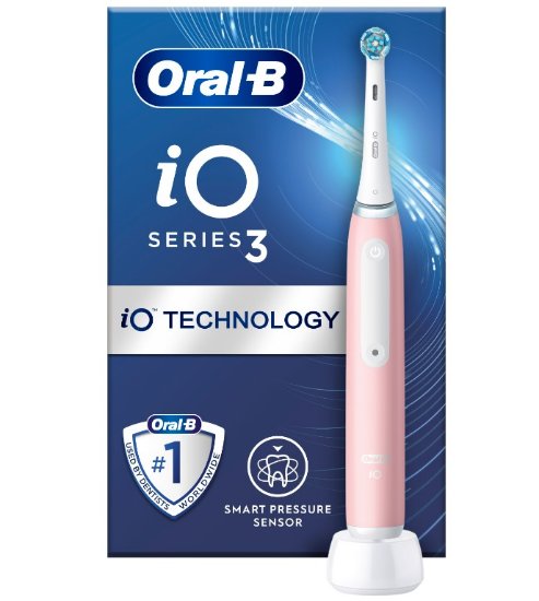 Električna zobna ščetka ORAL-B iO3, Blush pink