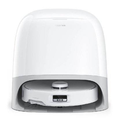 Robotski sesalnik ROBOROCK Q Revo Curv, postaja za samodejno praznjenje, bel