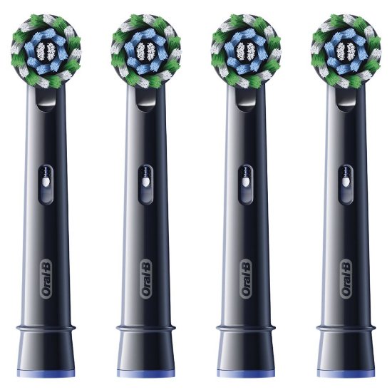 Nadomestne glave zobne ščetke ORAL-B EB 50-4 Cross Action Black