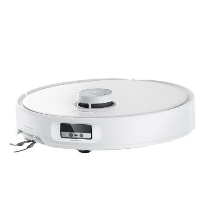 Robotski sesalnik ROBOROCK Q Revo Curv, postaja za samodejno praznjenje, bel