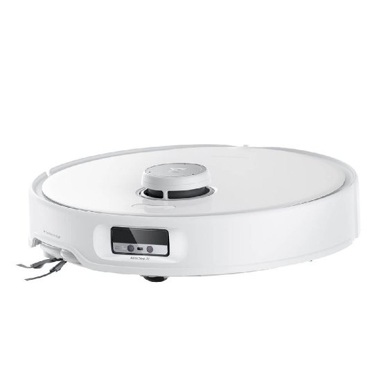 Robotski sesalnik ROBOROCK Q Revo Curv, postaja za samodejno praznjenje, bel