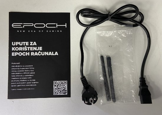 USED - Računalo EPOCH Gaming PC Galaxia / Ryzen 5 5600, 16GB DDR4, 1TB SSD NVMe, nVidia GeForce RTX 4060 8GB, WiFi, bez OS, crno