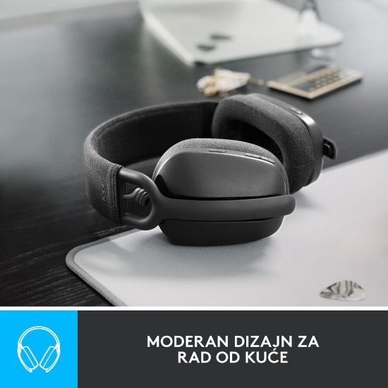 slušalke LOGITECH Zone Vibe 100, brezžične, BT, črne