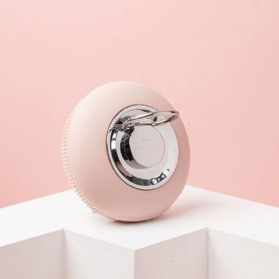 Četka za piling lica STYLPRO okrugla, silikonska, električna, roza