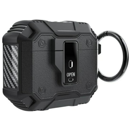 Ovitek za slušalke BELINE AirPods Click Cover, za APPLE AirPods 4, črn